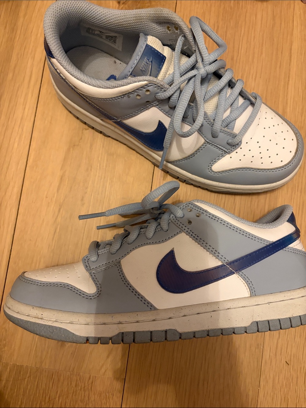 Blue Nike dunks 6.5W // 5Y